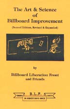 The Art and Science of Billboard Improvement, by Billboard Liberation Front cover graphic