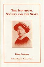 The Individual, Society and the State, by Emma Goldman cover graphic