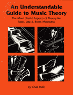 An Understandable Guide to Music Theory, by Chaz Bufe cover graphic